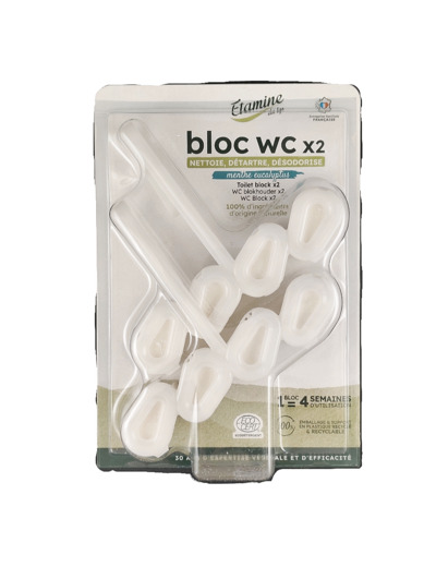 Bloc WC Menthe Eucalyptus 2x50g
