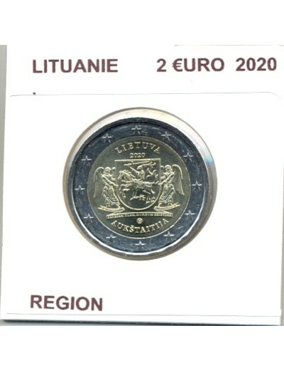 LITUANIE 2020 2 EURO COMMEMORATIVE REGION SUP