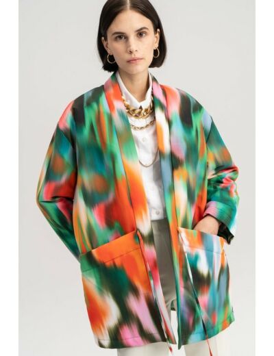 Veste molleton kimono Kimi