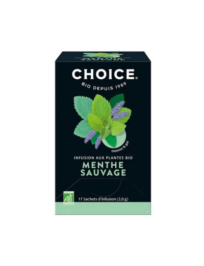 Infusion menthe sauvage 17 sachets