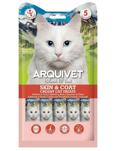 ARQUIVET, Creamy au saumon & thon - 5 x 14g