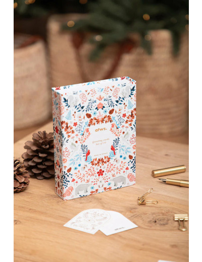 Box de 10 cartes de Noel Hivers - All the ways to say