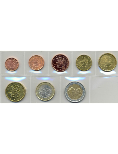 FINLANDE SERIE EURO 8 Monnaies Annees MIXTE