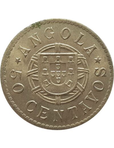 ANGOLA 50 CENTAVOS 1922 TTB+ (W65)