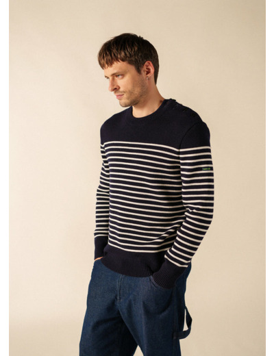 Pull marin Binic Phospho en laine