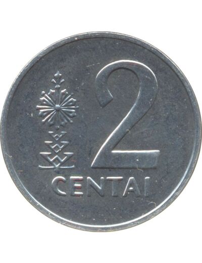 LITUANIE (LIETUVA) 2 CENTAI 1991 SUP