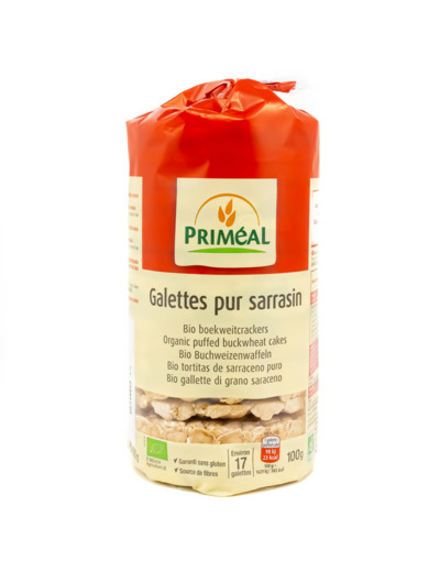 Galettes Fines Soufflées Pur Sarrasin Bio 100g