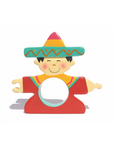 Rond de Serviette mexicain 13x12cm