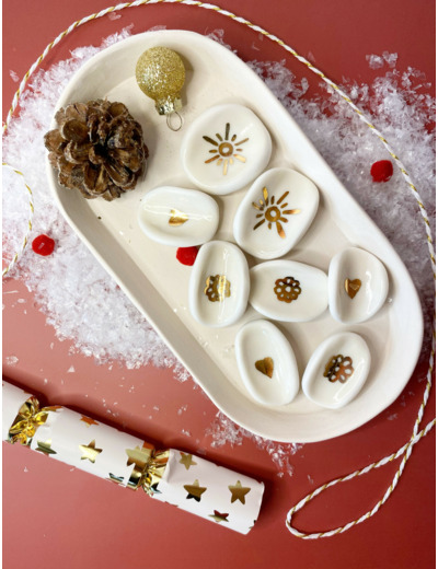 Worry stones dorées