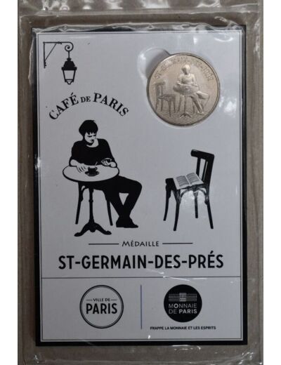 75 PARIS CAFE DE PARIS ST GERMAIN DES PRES 2016 SUP EN CARTELETTE