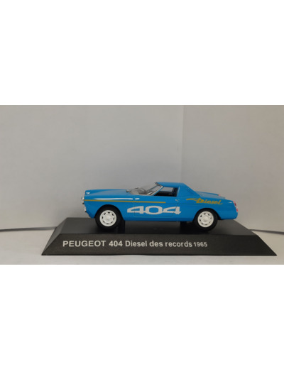 PEUGEOT 404 DIESEL DES RECORDS 1/43
