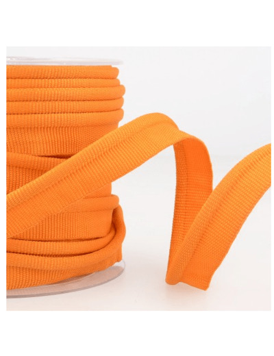 Simple passepoil orange 519 C83 8mm 100%polyester le mètre