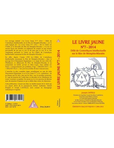 Le Livre Jaune N°07 - 2014