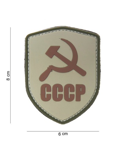 Patch 3D PVC CCCP (sable)