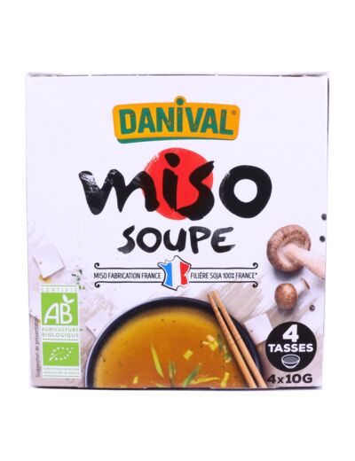 Miso Soupe Bio 4x10g