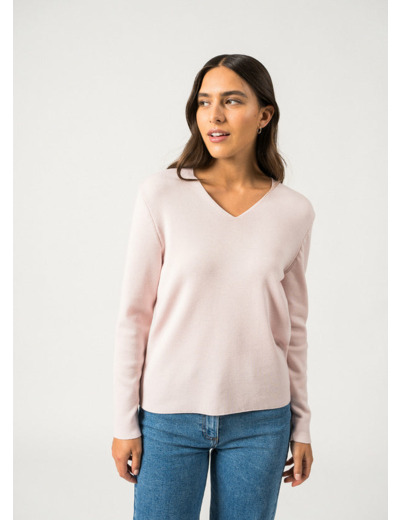 Pull col V Bréhat 100% laine Mérinos SAINT JAMES