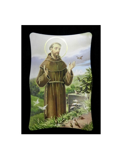 Plaque à poser en résine 10x7cm- ST ANTOINE