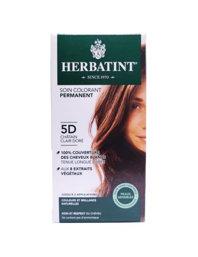 Colorant Permanent 5D Châtain Clair Doré 150ml