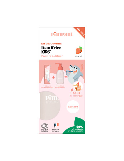 Kit Découverte Dentifrice fraise Kids