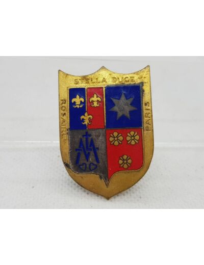 INSIGNE BROCHE STELLA DUCHE ROSAIRE PARIS PLANCHOT ET FILS