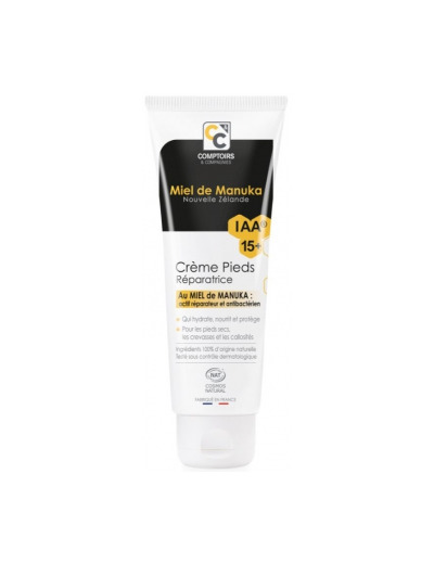 Crème pieds réparatrice au miel de manuka IAA15+ 75ml