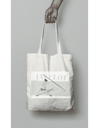 Tote bag ou sac athlétisme "Javelot femme"