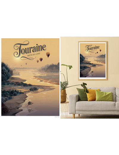 MATIN DE LOIRE - TOURAINE POSTER