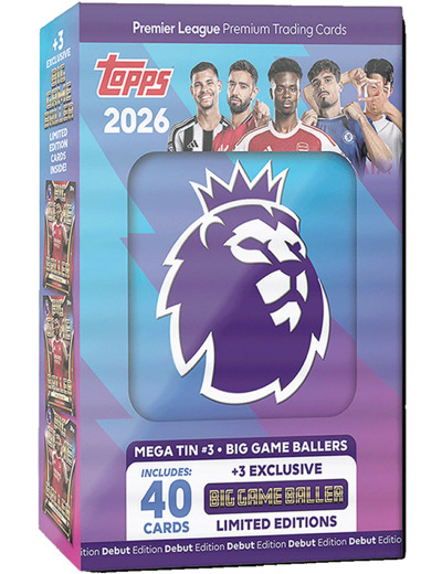 Mega Tin #3 Topps Premier League 2025/26