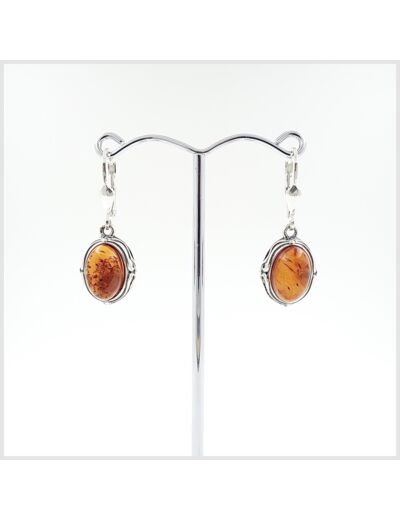 Boucles d'oreilles Ambre