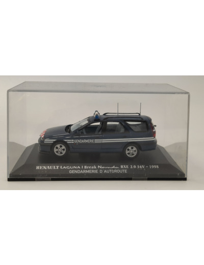RENAULT LAGUNA I BREAK NEVADA RXE GENDARMERIE 1998 1/43 BOITE D'ORIGINE