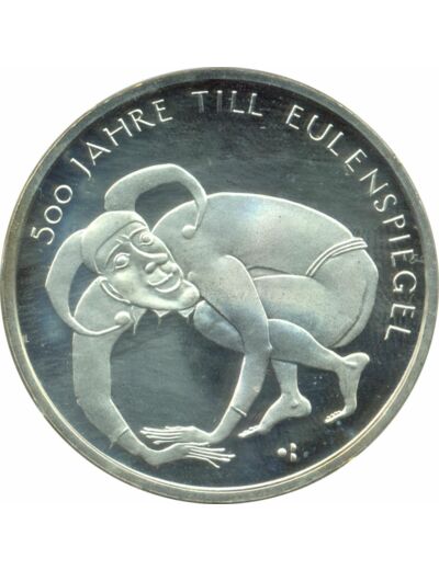 Allemagne 2011 D 10 EURO 500 ANS DES HISTOIRES DE TILL L'ESPIEGLE BE