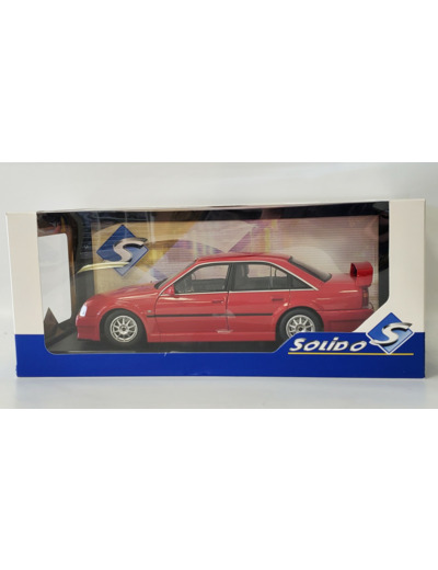 OPEL OMEGA EVO 500 IRMSCHER 1990 ROUGE SOLIDO 1/18 BOITE D'ORIGINE