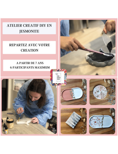 Atelier Créatif DIY : Créer un objet unique en Jesmonite