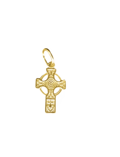 Croix Celte en Plaqué Or Petit Modèle