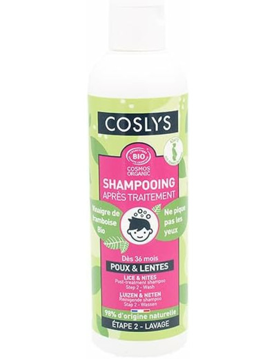 Poux lente shamp apres-traitement 230ml Coslys