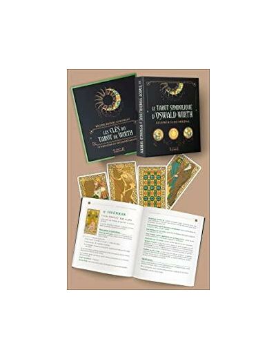 Le tarot Symbolique d'Oswald Wirth - Coffret - Le livre & le jeu original