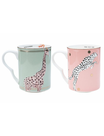 Mug Guepard ou Girafe Yvonne Ellen