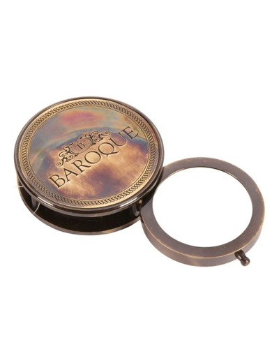 Loupe pliable laiton 2x8x8cm