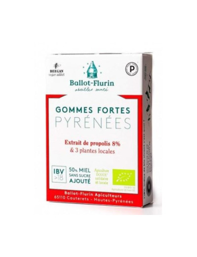 Gommes fortes des Pyrénées boite 30g