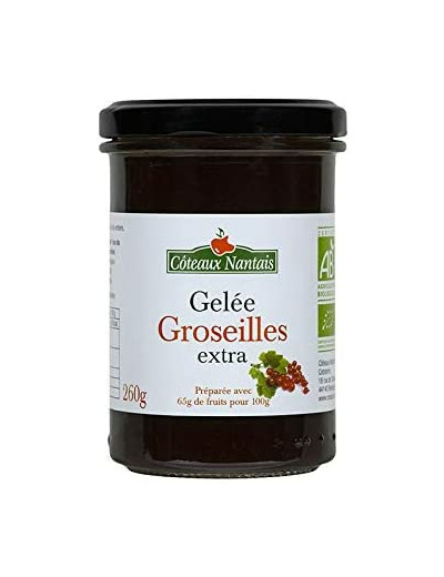 Gelee de groseille extra 260g Coteaux Nantais