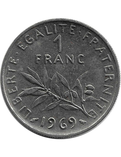 FRANCE 1 FRANC ROTY 1969 SUP-