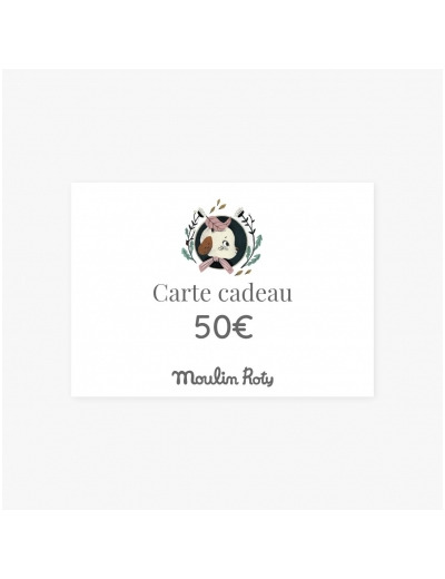 Carte cadeau 50 euros