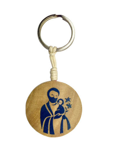 Porte-clé Saint Joseph 45/45mm