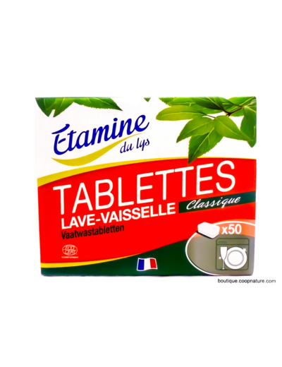 Lave-vaiselle Classique Ecocert 50 Tablettes