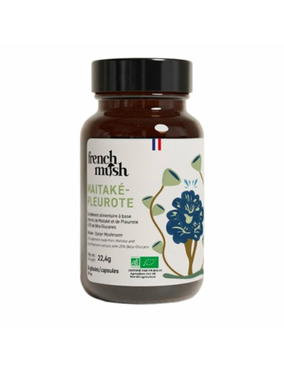 Duo Maïtaké Pleurote Bio – 56 gélules – French Mush