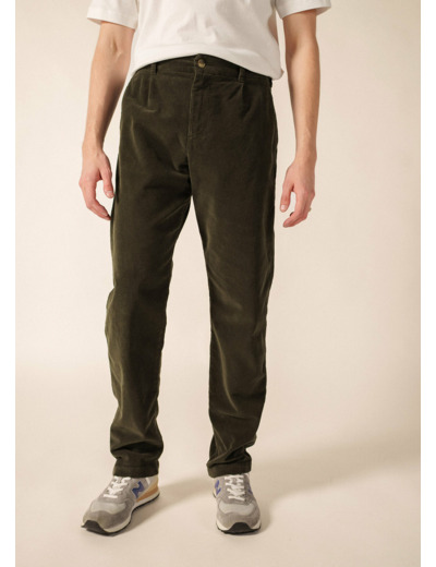 Pantalon en velours Auguste coupe droite