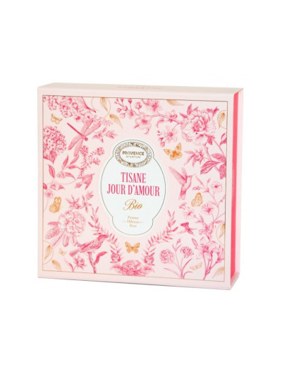 Coffret tisane Jour d'amour bio 20 sachets