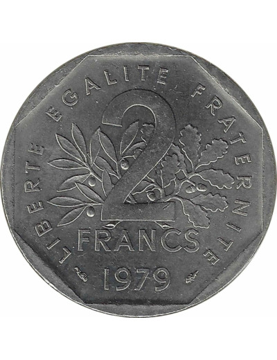 FRANCE 2 FRANCS ROTY 1979 SUP