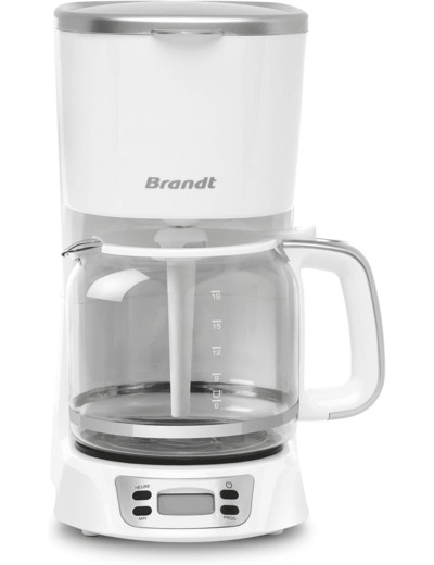 BRANDT - Cafetiere filtre BRANDT CAF1318ES - CAF1318ES Blanche