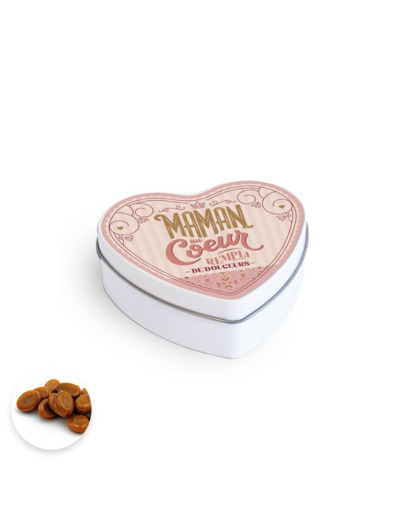 Boîte Coeur Maman Caramels